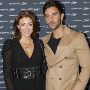 Rachel Legrain-Trapani et son compagnon Valentin Leonard - Soirée de lancement BoohooMan x Dadju à l'Institut du Monde Arabe à Paris, le 29 octobre 2019. © Veeren Ramsamy-Christophe Clovis/Bestimage