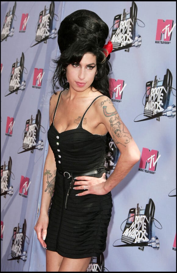 Amy Winehouse aux MTV Movie Awards à Los Angeles, en 2007.
