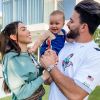 Nabilla Benattia avec Thomas Vergara et Milann, Instagram, le 22 mai 2020