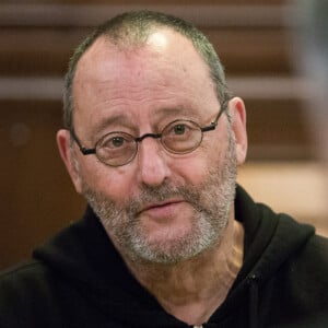 Jean Reno rencontre le président ukrainien Petro Porochenko à Kiev, Ukraine, le 15 mars 2018.