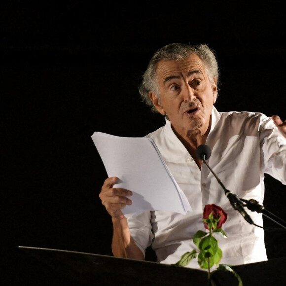 Bernard-Henri Lévy (BHL) - People à l'évènement "La Milanesiana 2020 - The Colors of our Life" à Milan, le 27 juillet 2020.