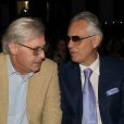 Vittorio Sgarbi, Andrea Bocelli - People à l'évènement "La Milanesiana 2020 - The Colors of our Life" à Milan, le 27 juillet 2020.