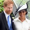 Le prince Harry et Meghan Markle à Ascot en juin 2018.