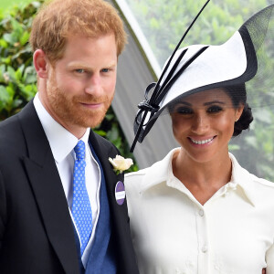 Le prince Harry et Meghan Markle à Ascot en juin 2018.