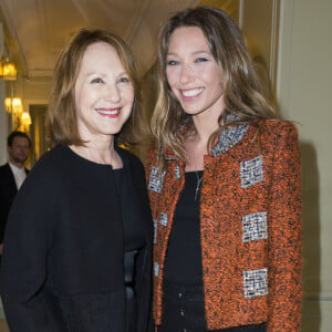 Nathalie Baye et sa fille Laura Smet - Soirée des "Révélations César 2015" à l'hôtel Meurice à Paris le 12 janvier 2015.