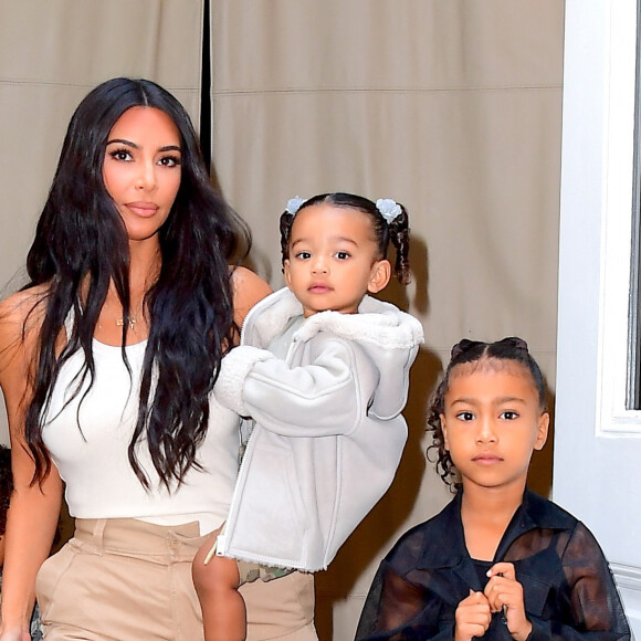 Kim Kardashian emmène ses enfants au Sunday Service de Kanye West, le 29 septembre 2019 à New York. 