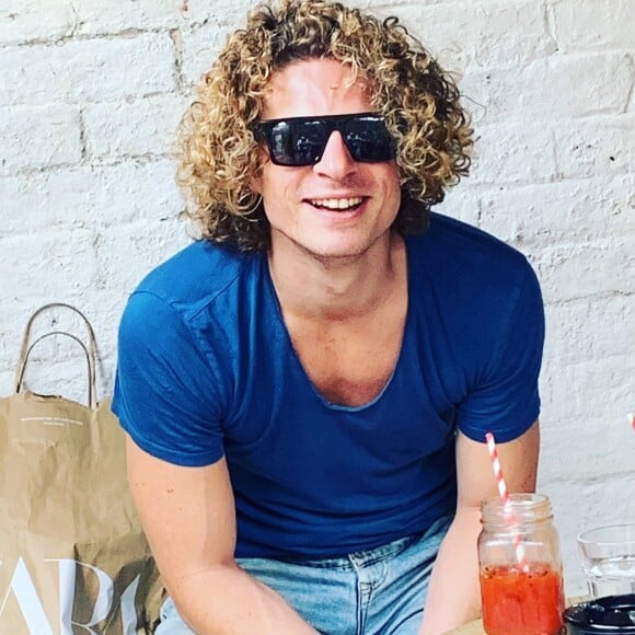 Vincent Latorre souriant sur Instagram, le 28 juillet 2019