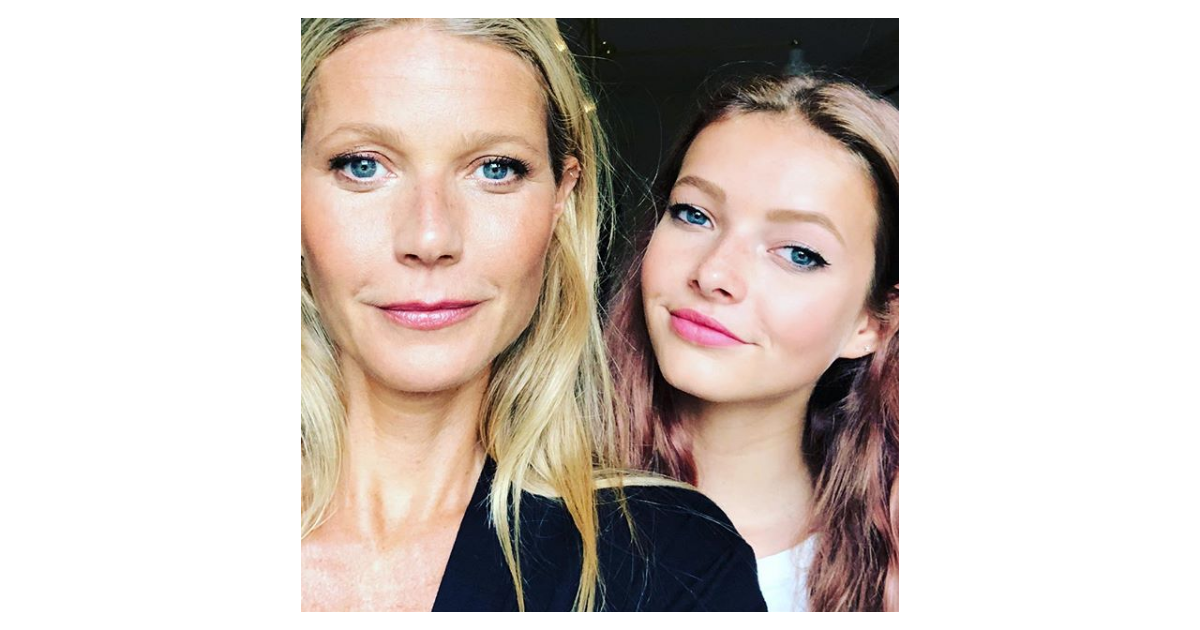 Gwyneth Paltrow : Séance de sport à la maison avec sa fille et sosie, Apple