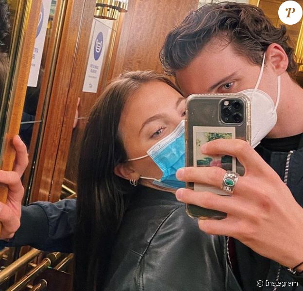Noé Elmaleh et sa compagne Johanna, photo Instagram du 2 juin 2020.