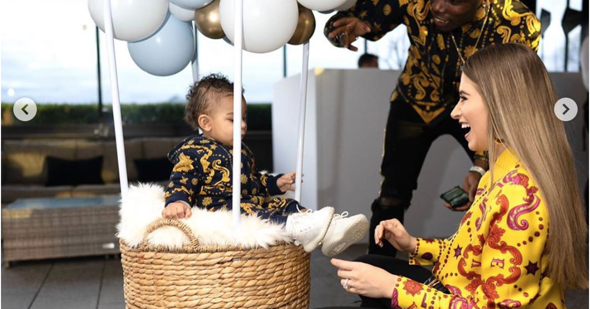 Paul Pogba, son épouse Zulay Pogba et leur fils. Décembre ...