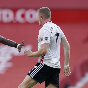 Paul Pogba lors du match Manchester United - Sheffield United à Old Trafford. Manchester, le 26 juin 2020.