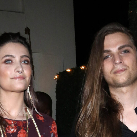 Paris Jackson et Gabriel Glenn à la sortie du club "Delilah" à Los Angeles. Le 10 octobre 2019.