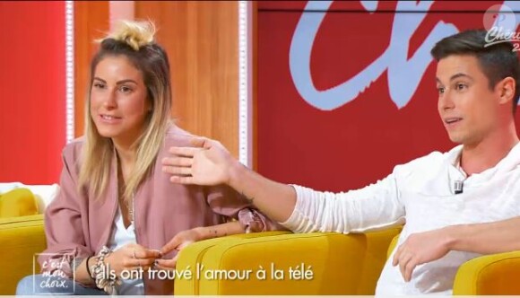 Florian et Florie de "Qui veut épouser mon fils 3" en couple pendant l'émission - "C'est mon choix", lundi 30 janvier 2017, Chérie 25