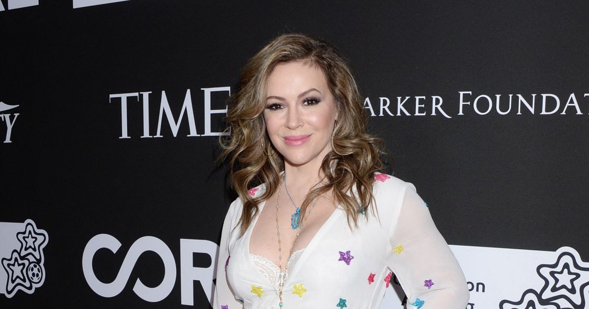 Alyssa Milano au photocall du 10ème anniversaire du gala caritatif Core