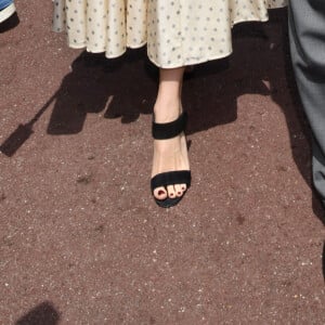 Pierre Casiraghi et sa femme Beatrice Borromeo Casiraghi, Khadja Nin - People avant le départ du 77ème Grand Prix de Formule 1 de Monaco le 26 mai 2019. © Bruno Bebert/Bestimage 