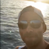 Tony Parker se balade en mer sur un bateau. Le 8 août 2020.