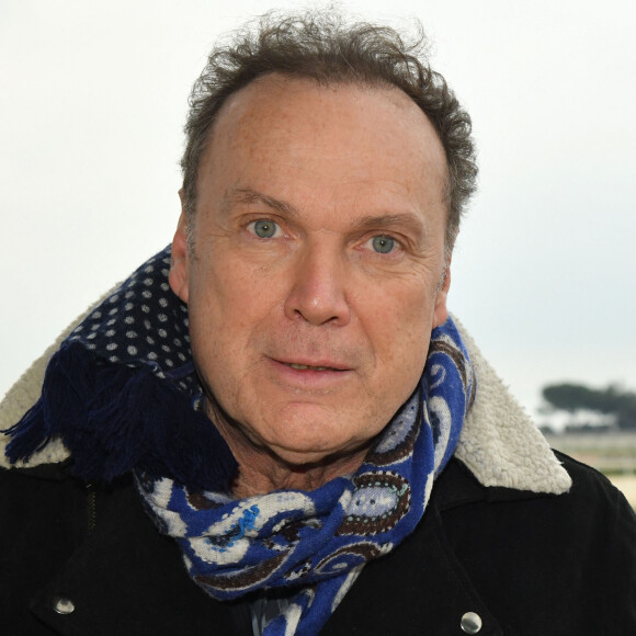 Exclusif - Julien Lepers - Journée caritative au profit de la Fondation Claude Pompidou à l'Hippodrome de la Côte d'Azur à Cagnes-sur-Mer, le 10 février 2019. © Bruno Bebert/LMS/Bestimage