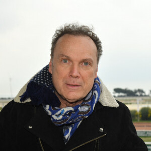 Exclusif - Julien Lepers - Journée caritative au profit de la Fondation Claude Pompidou à l'Hippodrome de la Côte d'Azur à Cagnes-sur-Mer, le 10 février 2019. © Bruno Bebert/LMS/Bestimage