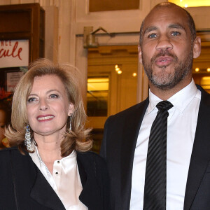 Valérie Trierweiler et son compagnon Romain Magellan - Gala d'Enfance Majuscule donné au profit de l'enfance maltraitée à la salle Gaveau à Paris, le 25 mars 2019. © Giancarlo Gorassini/Bestimage 