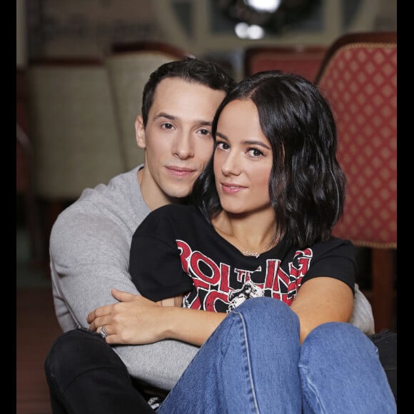 Exclusif - Rendez-vous avec Alizée et son mari Grégoire Lyonnet à Disneyland Paris. © Philippe Doignon / Bestimage