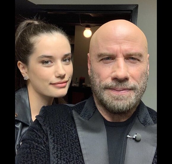 John Travolta et sa fille Ella sur Instagram.