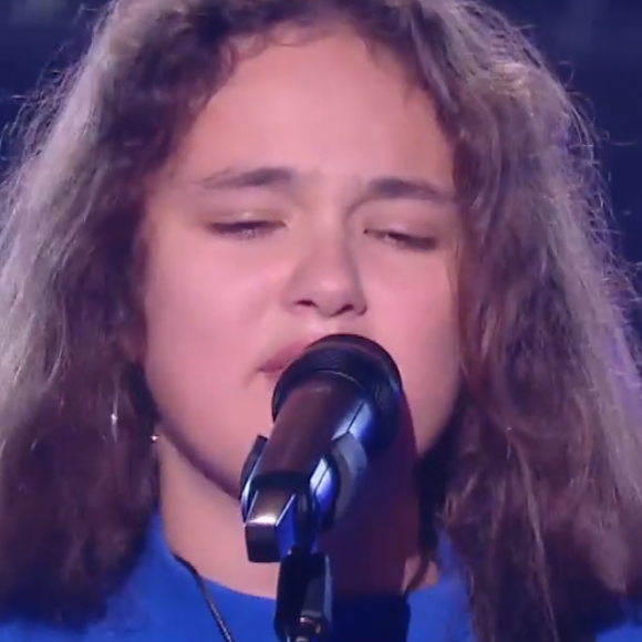 Emilia, candidate de "The Voice Kids" saison 7, intègre l'équipe de Kendji Girac - Samedi 29 août 2020, TF1