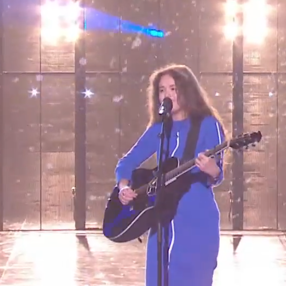 Emilia, candidate de "The Voice Kids" saison 7, intègre l'équipe de Kendji Girac - Samedi 29 août 2020, TF1