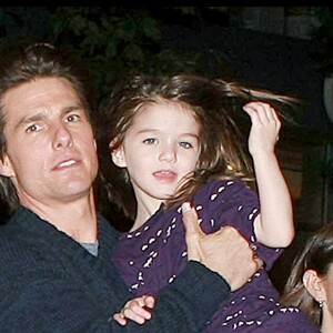 Exclusif - Tom Cruise et sa fille Suri passent la soirée à Boston, le 28 septembre 2009.