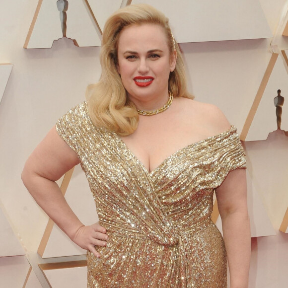 Rebel Wilson lors du photocall des arrivées de la 92ème cérémonie des Oscars 2020 au Hollywood and Highland à Los Angeles, Californie, Etats-Unis, le 9 février 2020.