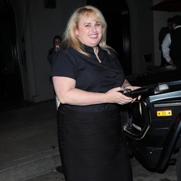 Rebel Wilson est aillée diner au restaurant Craig à West Hollywood, le 11 mars 2018