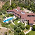 Vues aériennes de la maison de Meghan Markle et du prince Harry à Los Angeles. La maison appartient au producteur Tyler Perry. Los Angeles, le 7 mai 2020.