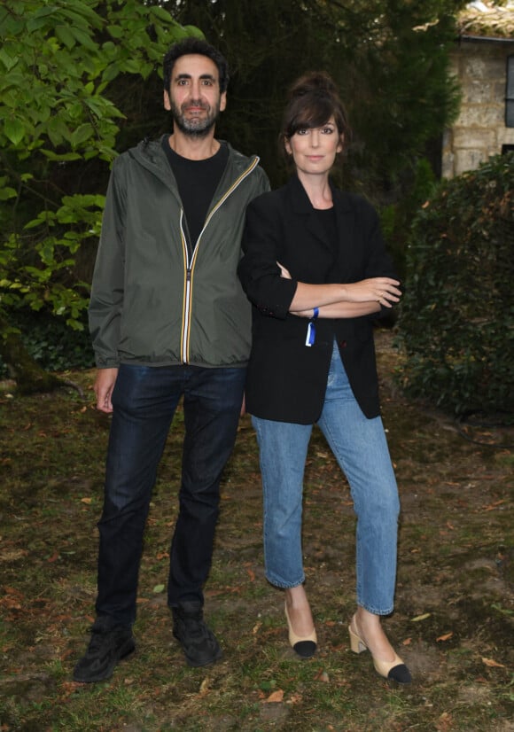 Amro Hamzawi, sa soeur Nora Hamzawi, Julia Faure - Photocall du film "Eleonore" - Festival du film Francophone d'Angoulême 2020 le 30 Août 2020.