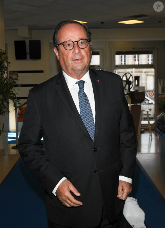 François Hollande - Conversation autour de la Musique et de l'Image - Festival du film Francophone d'Angoulême 2020. Le 31 Août 2020. ©Guirec Coadic / Bestimage