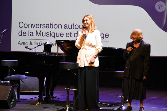 Julie Gayet - Conversation autour de la Musique et de l'Image - Festival du film Francophone d'Angoulême 2020. Le 31 Août 2020. ©Guirec Coadic / Bestimage