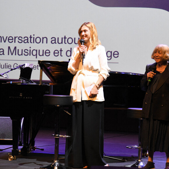 Julie Gayet - Conversation autour de la Musique et de l'Image - Festival du film Francophone d'Angoulême 2020. Le 31 Août 2020. ©Guirec Coadic / Bestimage