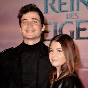 Le DJ belge Henri PFR et sa compagne Marie Lopez (Enjoy Phoenix) - Projection exceptionelle de "La Reine des Neiges 2 " au Grand Rex à Paris le 13 novembre 2019. © Veeren Ramsamy/Bestimage