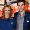 Exclusif - Marion Rousse et Tony Gallopin lors du Kettler Challenge au profit de l'association "L'étoile de Martin" à l'hôtel Molitor à Paris, le 1er décembre 2014. Le couple a rompu en 2019, Marion annonçant en février 2020 être séparée de Tony depuis quelques mois.