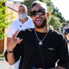 Neymar lors de ses vacances à Ibiza. Le joueur du PSG a été testé positif au Covid-19.