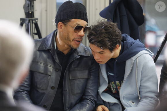 Exclusif - Joeystarr et Sandor Funtek au défilé de mode LANVIN, collection homme automne-hiver 2020/2021. Paris, le 19 janvier 2020. © Veeren Ramsamy-Christophe Clovis / Bestimage
