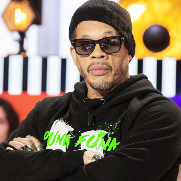 Exclusif - JoeyStarr - Enregistrement de l'émission "Clique" présentée par M. Achour sur Canal Plus à Issy-les-Moulineaux. © Jack Tribeca/Bestimage