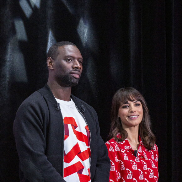 Exclusif - Omar Sy et Bérénice Béjo - Enregistrement de l'émission "Clique" présentée par M. Achour sur Canal Plus, le 11 février 2020. © Jack Tribeca/Bestimage 