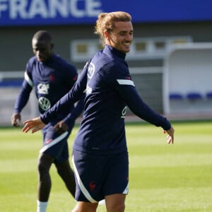 Antoine Griezmann à l'entraînement avec l'équipe de France de football à Clairefontaine, le 31 août 2020.