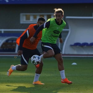 Antoine Griezmann à l'entraînement avec l'équipe de France de football à Clairefontaine, le 31 août 2020.