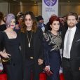 Kelly Osbourne, Ozzy Osbourne, Sharon Osbourne et Jack Osbourne à la soirée "Pride of Britain Awards" à Londres le 28 septembre 2015.