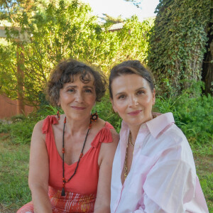 Exclusif - Juliette Binoche et Marie-Monique Robin - La première édition du "Porquerolles film festival" consacré à l'environnement et présidé par l'actrice Juliette Binoche a récompensé le film "Dark water". La première édition du " Porquerolles Film Festival " s'est tenue du 8 juillet au 27 août 2020. © Patrick Carpentier / Bestimage