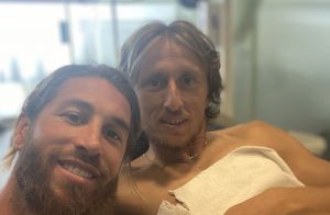 Luka Modrić et Vanja Bosnić à l'avant-première du ...