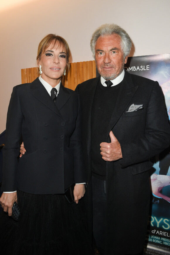 Patricia d'Arenberg et son compagnon Jean-Paul Enthoven - Avant première du film "Alien Crystal Palace" au cinéma Beau Regard à Paris le 23 janvier 2019. © Coadic Guirec /Bestimage