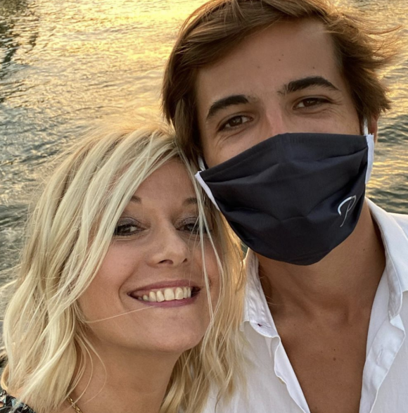 Flavie Flament et son fils aîné Antoine (né en 1995 de ses amours avec le réalisateur Bernard Flament) sur Instagram, le 10 septembre 2020.