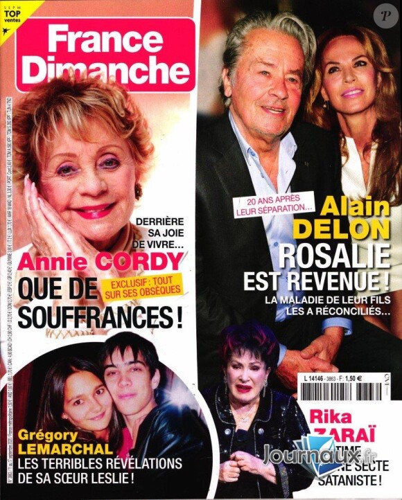 Aurore Auteuil dans le magazine "France dimanche" du 11 septembre 2020.