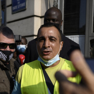 Jean-Marie Bigard le 12 septembre 2020 à Paris pendant la manifestation des gilets jaunes.